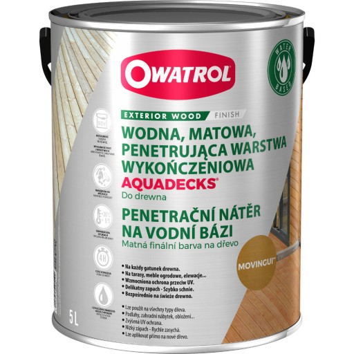 Aquadecks saturator drewna olej Movingui 5l