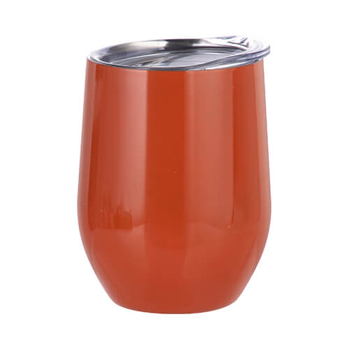 Kubek do wina 360 ml do sublimacji - pomarańczowy