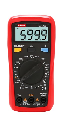 Miernik uniwersalny Uni-T UT133B test baterii