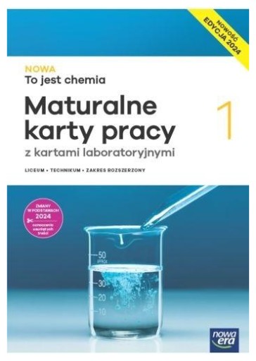 NOWA To jest chemia 1 Karty pracy LO ZR Nowa Era
