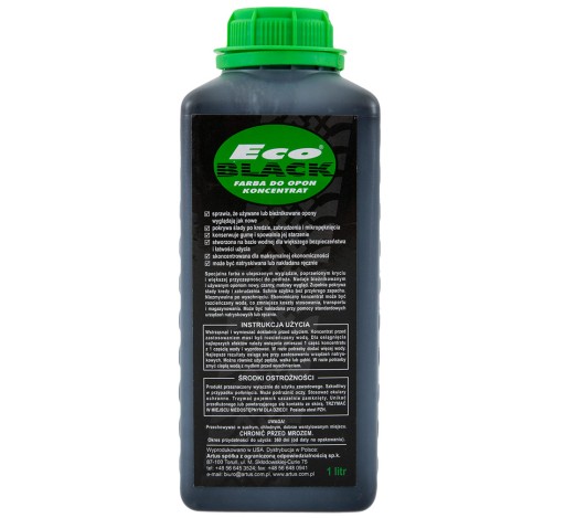 CZERNIDŁO FARBA DO OPON KONCENTRAT ECO BLACK 1L