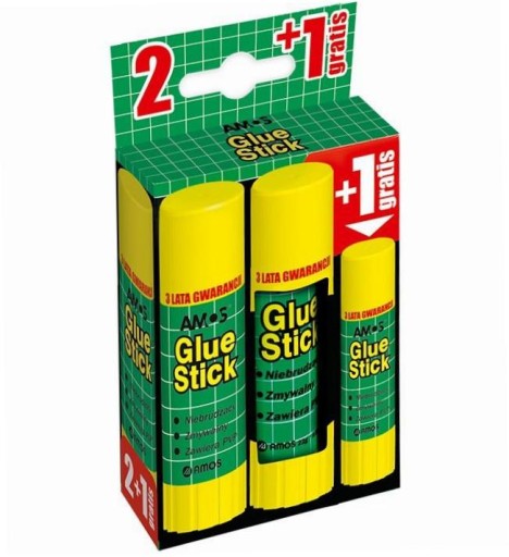 Klej w sztyfcie 22g x 2 + Magic 8g bls AMOS