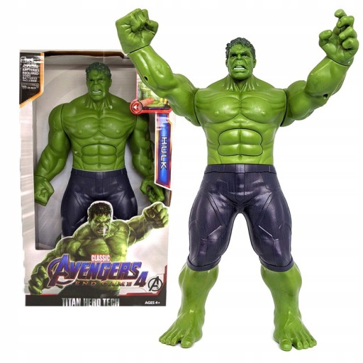 FIGURKA HULK DŹWIĘK ŚWIATŁO INTERAKTYWNA