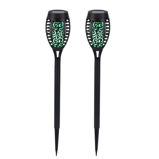 12 LED Solar zapalniczka światło migotanie zielone światło wodoodporna deko
