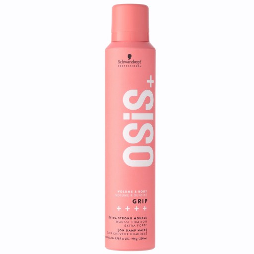 SCHWARZKOPF PIANKA SUPER MOCNA ZAPEWNIAJĄCA OBJĘTOŚĆ OSIS+ GRIP 200ML