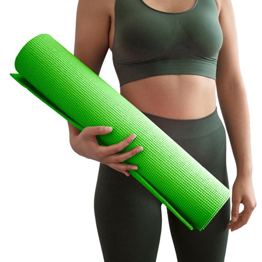 MATA TRENINGOWA DO JOGI DO ĆWICZŃ FITNESS POD SPRZĘT 172 cm ANTYPOŚLIZGOWA