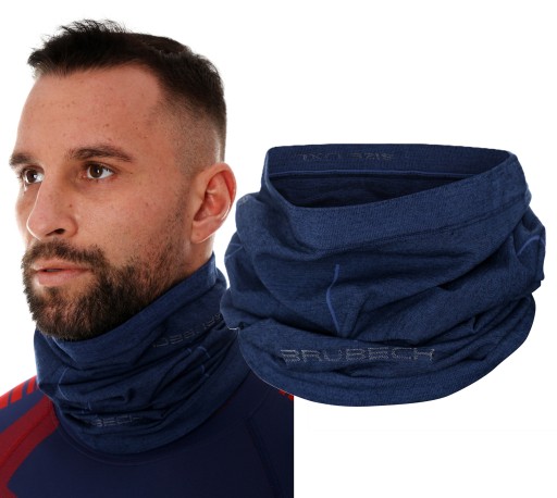 BRUBECK WEŁNIANY TERMOAKTYWNY KOMIN NA ROWER S-M