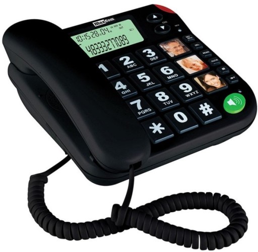 Telefon Stacjonarny Maxcom KXT480 głośnomówiący