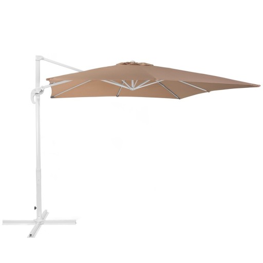 Parasol ogrodowy 250 x 250 cm piaskowy MONZA