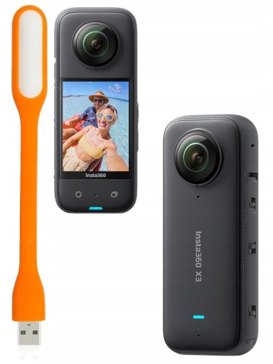 INSTA360 X3 KAMERA 360 STOPNI 5,7K USB-C ETUI