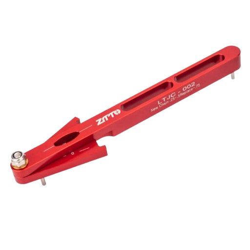 Portable Chain Checker Measuring Ruler Measurement, Folding Stretched Red