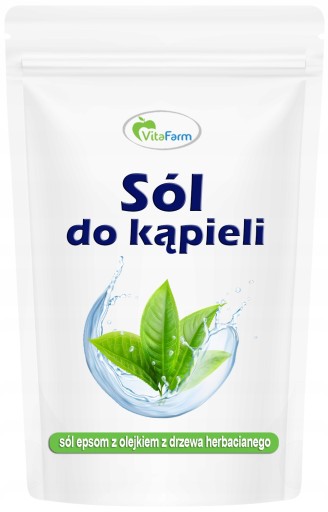 SÓL EPSOM DO KĄPIELI STÓP OLEJEK HERBACIANY 1 kg