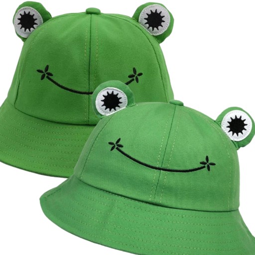 BUCKET HAT CZAPKA ŻABA KAPELUSZ RYBACKI ZIELONY