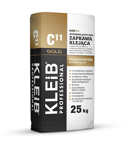 KLEJ DO PŁYTEK KLEiB C11 C2TES1 54SZT X 25KG - PAL