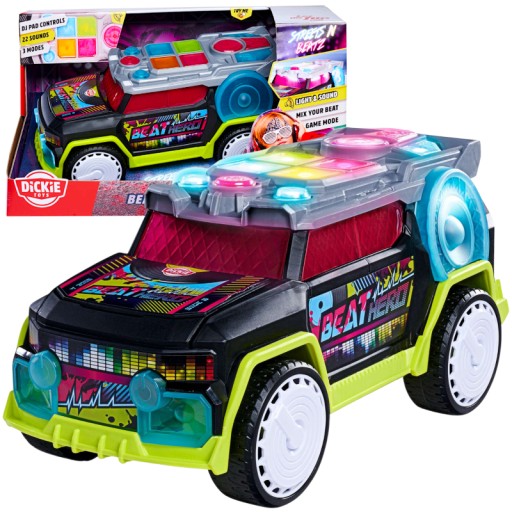 SIMBA DICKIE TOYS BEATZ BEAT HERO POJAZD ŚW I DŹW