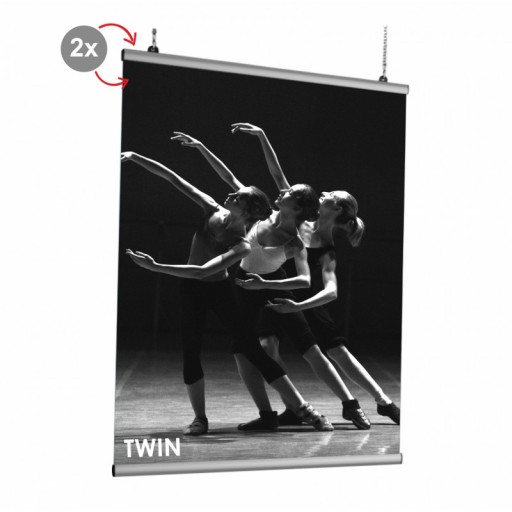 LISTWA PLAKATOWA TWIN OWZ 85cm dwustronna