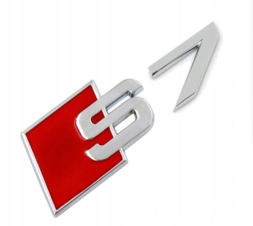 AUDI A7 S7 SLINE EMBLEMAT LOGO ZNACZEK METAL TYŁ