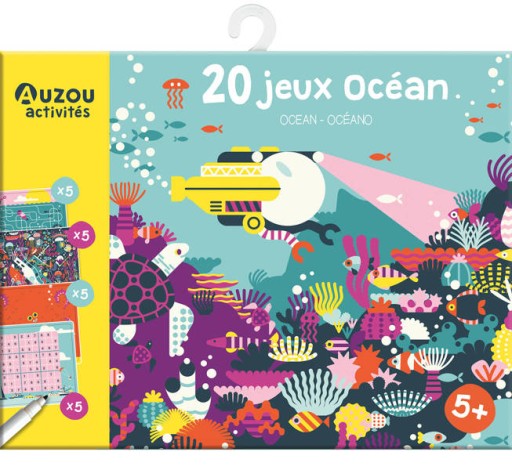 Auzou 20 gier i łamigłówek Ocean