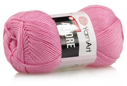 WŁÓCZKA YARNART ADORE NR 339 RÓŻOWA