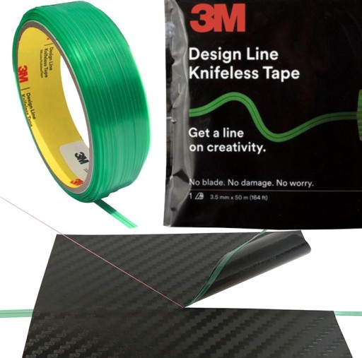3M TAŚMA DO CIĘCIA FOLII KNIFELESS DESIGN LINE 1mB