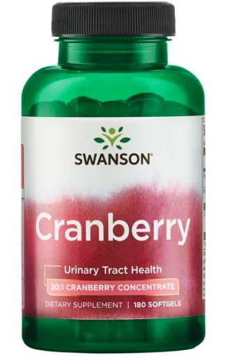 SWANSON ŻURAWINA PĘCHERZ I UKŁ. MOCZOWY 180kap