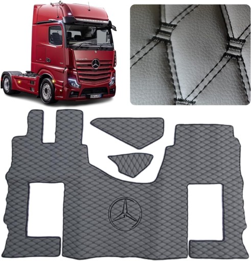 Dywany Dywaniki pikowane MERCEDES ACTROS MP 4 MP 5 MP4 MP5 MP6 HAFT, AMORT.