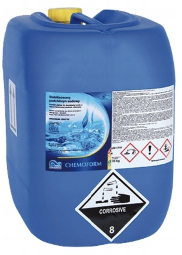 Podchloryn Sodu Sodowy Stabilizowany Chlor 14% 35L