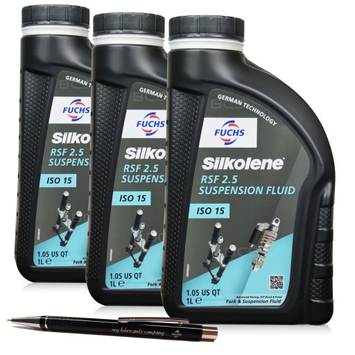 3 LITRY FUCHS SILKOLENE RSF 2,5 OLEJ DO AMORTYZATORÓW MOTOCYKL ISO 15 - 3L