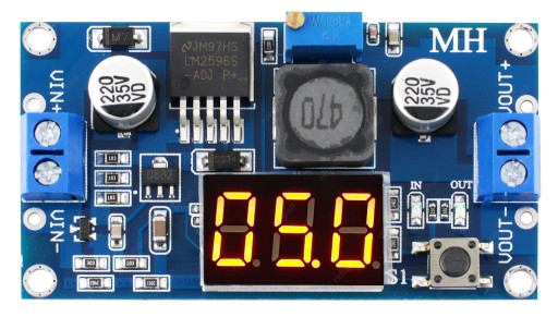 PRZETWORNICA ZASILACZ STEP DOWN LM2596 LED 35V 3A