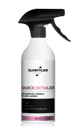 SUNNYCAR QUICK DETAILER 500 ML NABŁYSZCZACZ USUWA ŚLADY PO WODZIE