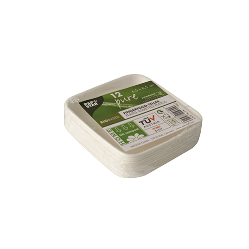 Miska z trzciny FINGERFOOD PURE 6,5x6,5cm 12szt