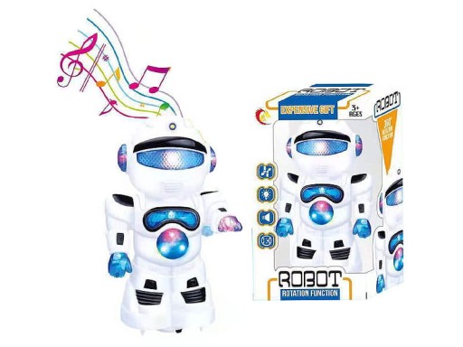 ROBOT INTERAKTYWNY ŚWIATŁO DŹWIĘK RUCHY MUZYKA