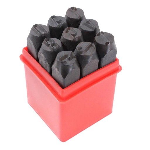 Numery stempel stalowy dziurkacz list numer 5mm