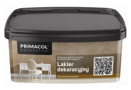 PRIMACOL LAKIER DEKORACYJNY 1L BEZBARWNY