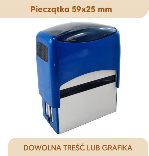 Pieczątka automatyczna | 59x25 mm | Projekt GRATIS
