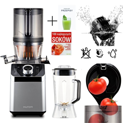 Hurom M100 2w1 wyciskarka wolnoobrotowa i blender