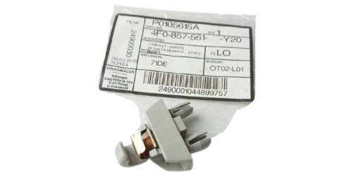 AUDI A6 C6 C7 HACZYK OSŁONY SŁONECZNEJ 4F0857561