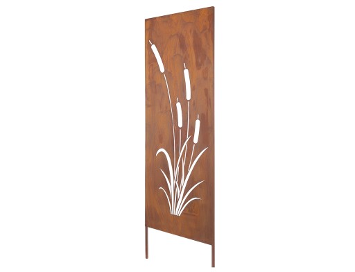 PANEL OGRODOWY TATARAK 159 X 49 RDZAWY - idealny do ogrodów i tarasów
