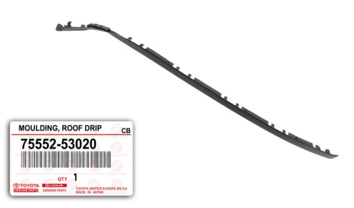 LEXUS IS 05-13 USZCZELKA SZYBY PRZÓD LEWA 7555253020 ORYGINAŁ