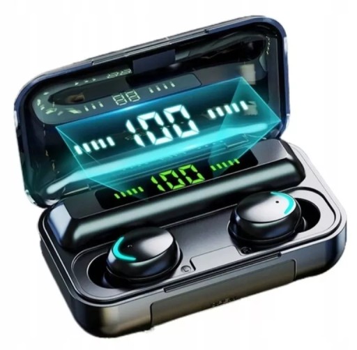 SŁUCHAWKI BEZPRZEWODOWE BLUETOOTH TWS Z ETUI 6H DZIAŁANIA!