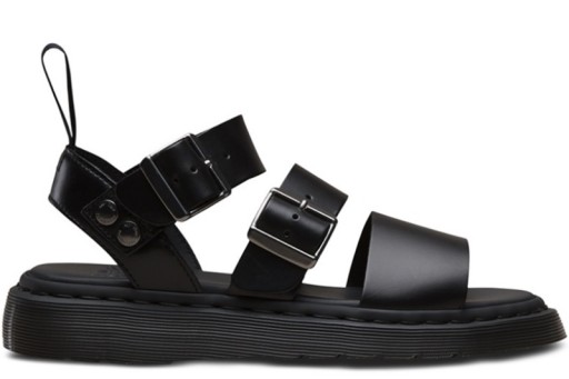 DR. MARTENS GRYPHON BLACK SANDAŁY r. 46