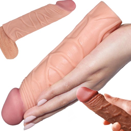 PRZEDŁUŻKA PENISA SUPER LUX + 3 CM + 30% GRUBOŚĆ Ż