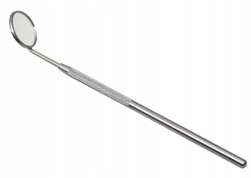 LUSTERKO DENTYSTYCZNE STOMATOLOGICZNE METALOWE POWIĘKSZAJĄCE SREBRNE AG5A