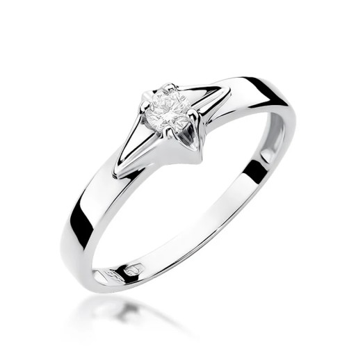 Pierścionek W-30 0,10ct brylanty złoto pr. 585 14