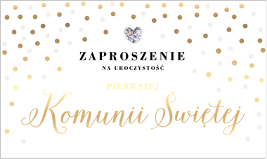 UROCZYSTE ZAPROSZENIA ZAPROSZENIE NA KOMUNIĘ ŚWIĘTĄ PAMIĄTKA