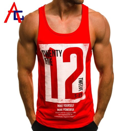 New Gym Tank Top Summer Cotton Sleeveless Shirt Ca