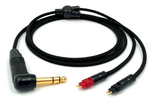 HD600 kabel 6,3mm ręcznie wykonany oplot kolory