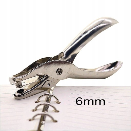 6 mm Biuro szkolne Metal dziurkacz pojedynczy papi