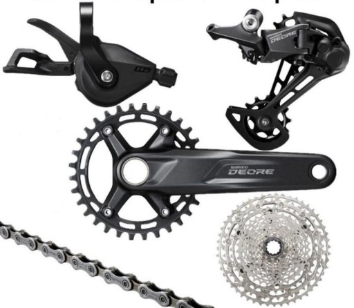 Komplenta grupa napędowa Shimano Deore 1x11 M5100