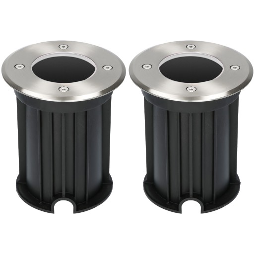2x MOCNA HERMETYCZNA LAMPA LED NAJAZDOWA OPRAWA LED GRUNTOWA IP65 GU10 230V